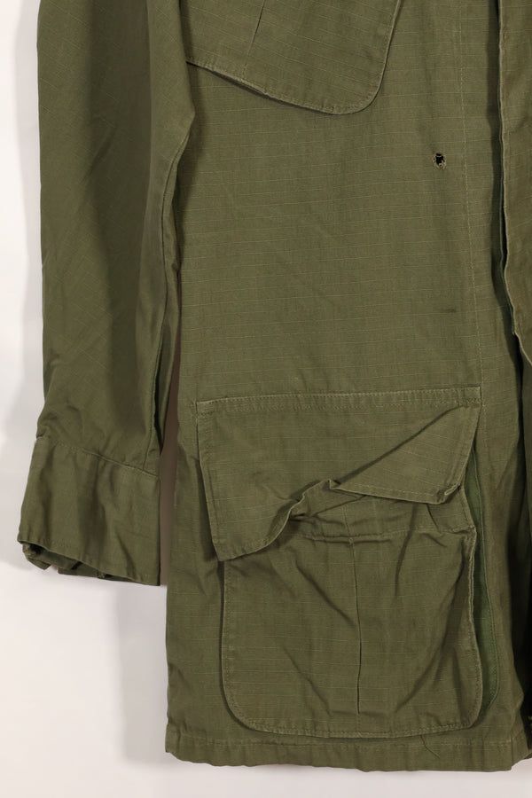 1969 Contract X-S-R 4th Model Jungle Fatigue Jacket 173rd Airborne Brigade, patch available, used.