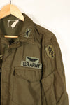 1971 Contract, M-L, U.S. Army, NOMEX Flame-Retardant Jacket for Pilots, with Patches, Used