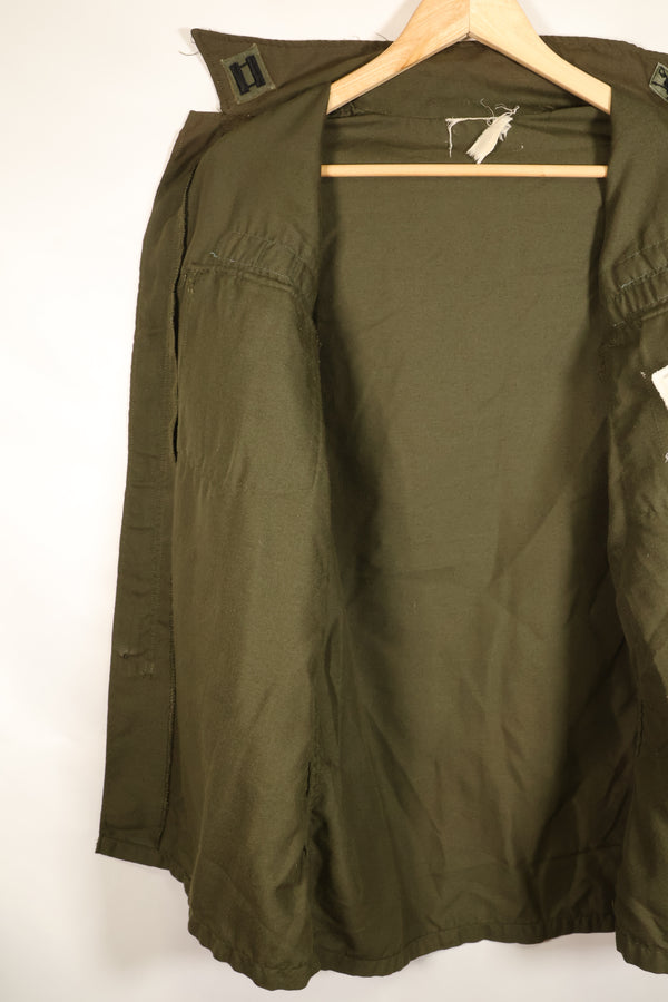 1971 Contract, M-L, U.S. Army, NOMEX Flame-Retardant Jacket for Pilots, with Patches, Used