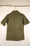 Estimated late 1960s; Made in Japan; Taylor brand; OG-107 Utility Shirt; Yokota Air Base; Used