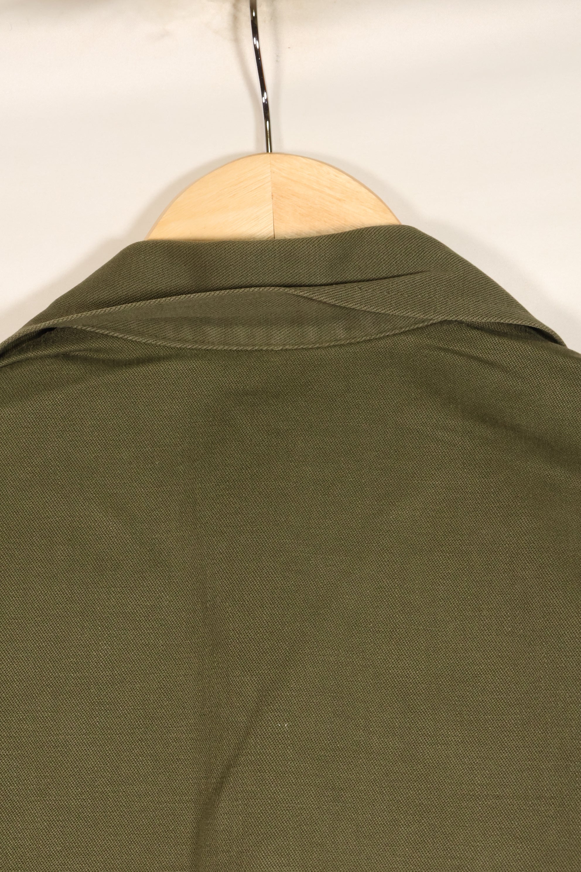 Estimated late 1960s; Made in Japan; Taylor brand; OG-107 Utility Shirt; Yokota Air Base; Used