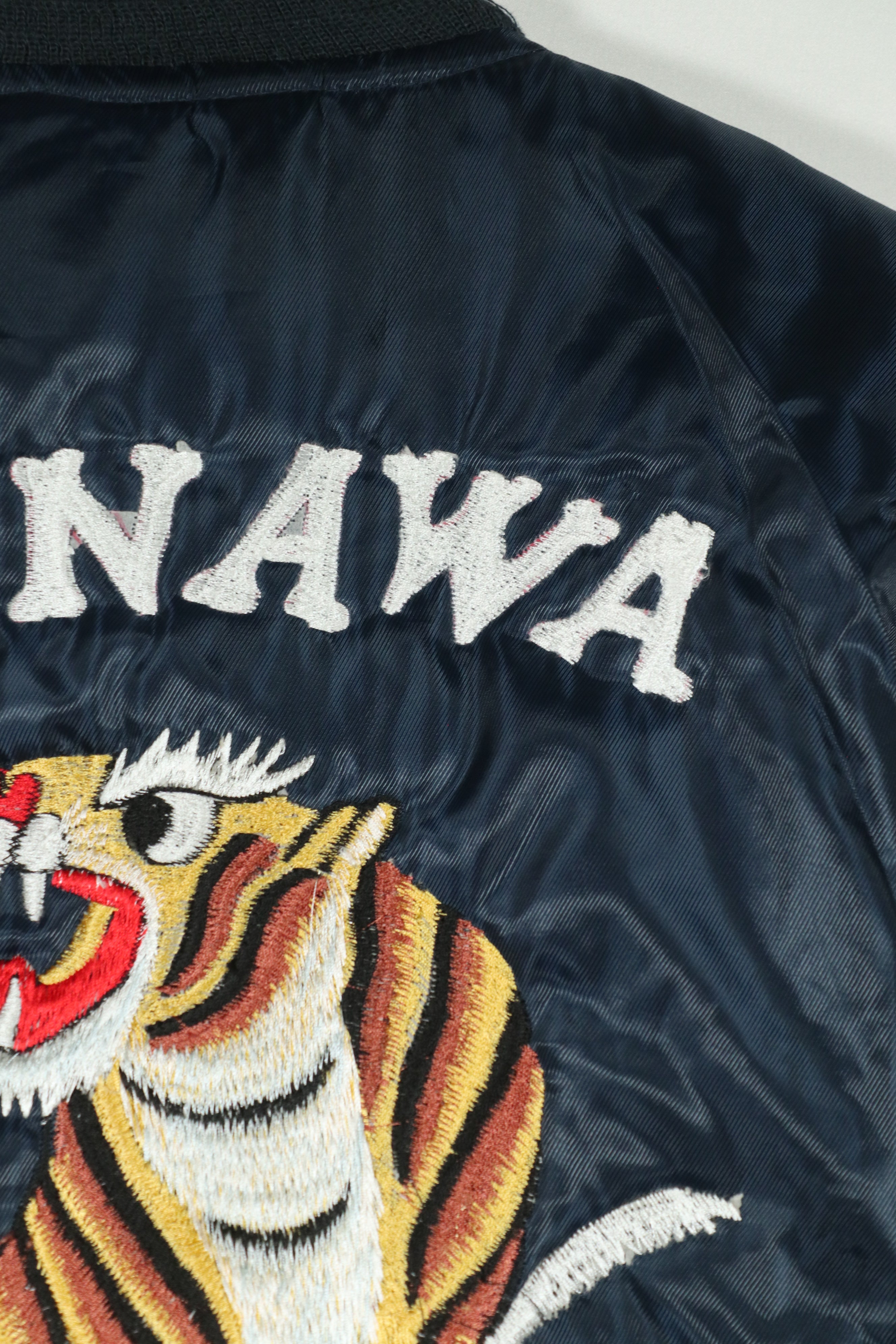 Recent Okinawa made Souvenir Jacket directly embroidered MA-1 A