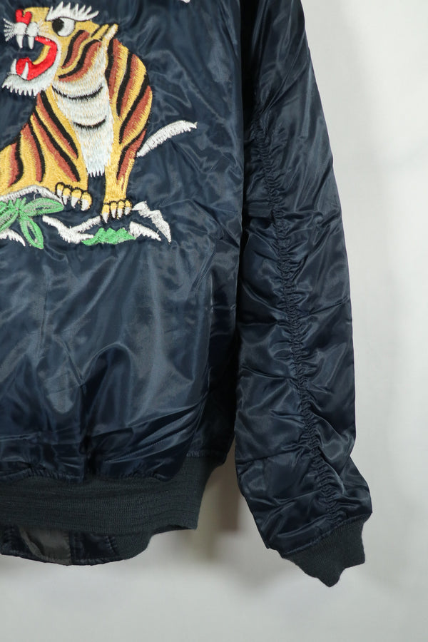 Recent Okinawa made Souvenir Jacket directly embroidered MA-1 A