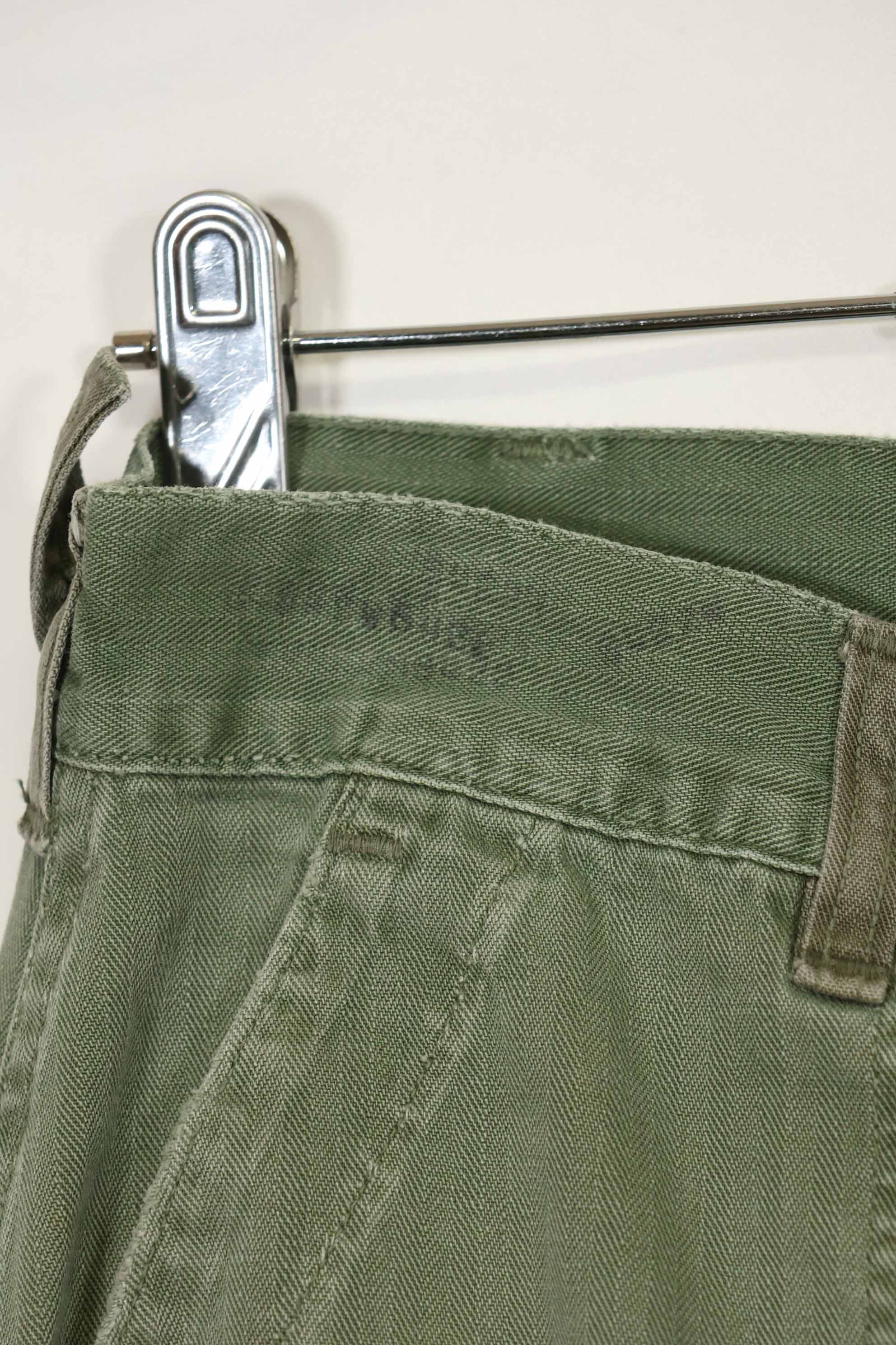 1950's USMC HBT P41 Cut Utility Pants Korean War Used