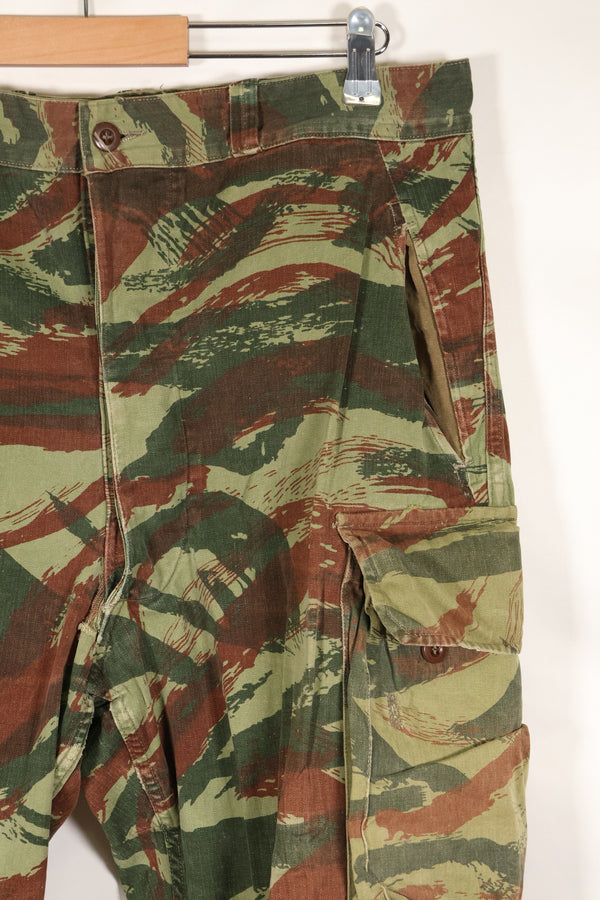 1960s French Army Lizard Camouflage Pants TAP 47/56 Pattern Used D