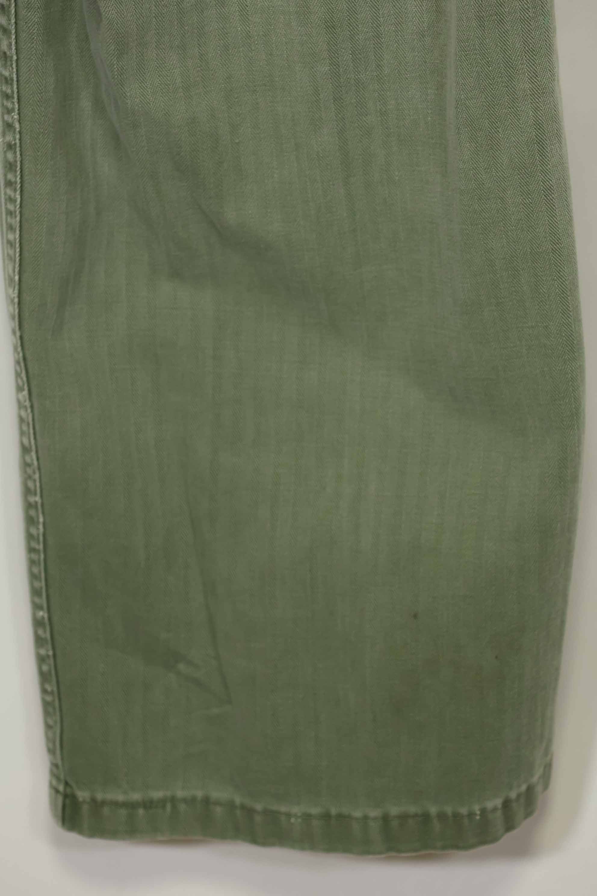 1950's USMC HBT P41 Cut Utility Pants Korean War Used