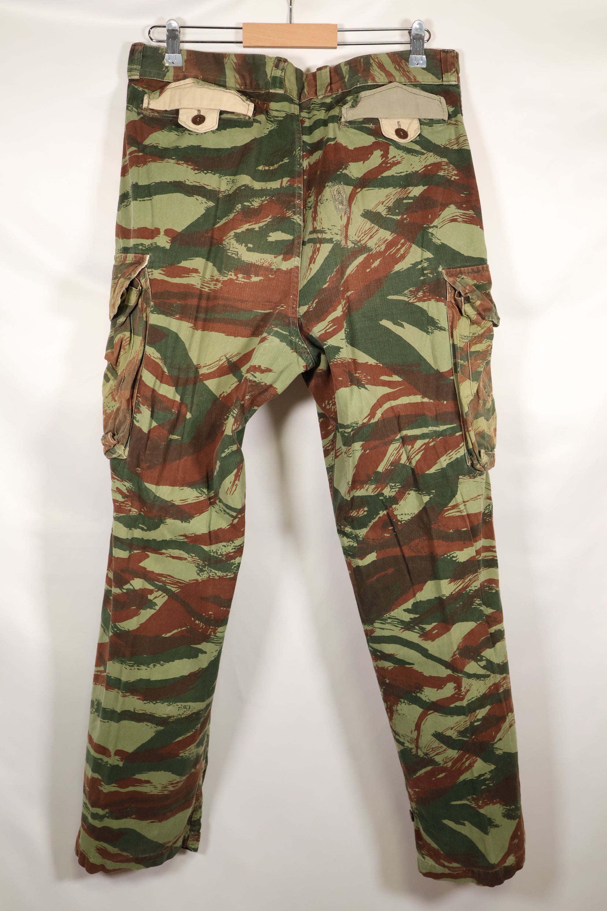 1960s French Army Lizard Camouflage Pants TAP 47/56 Pattern Used D
