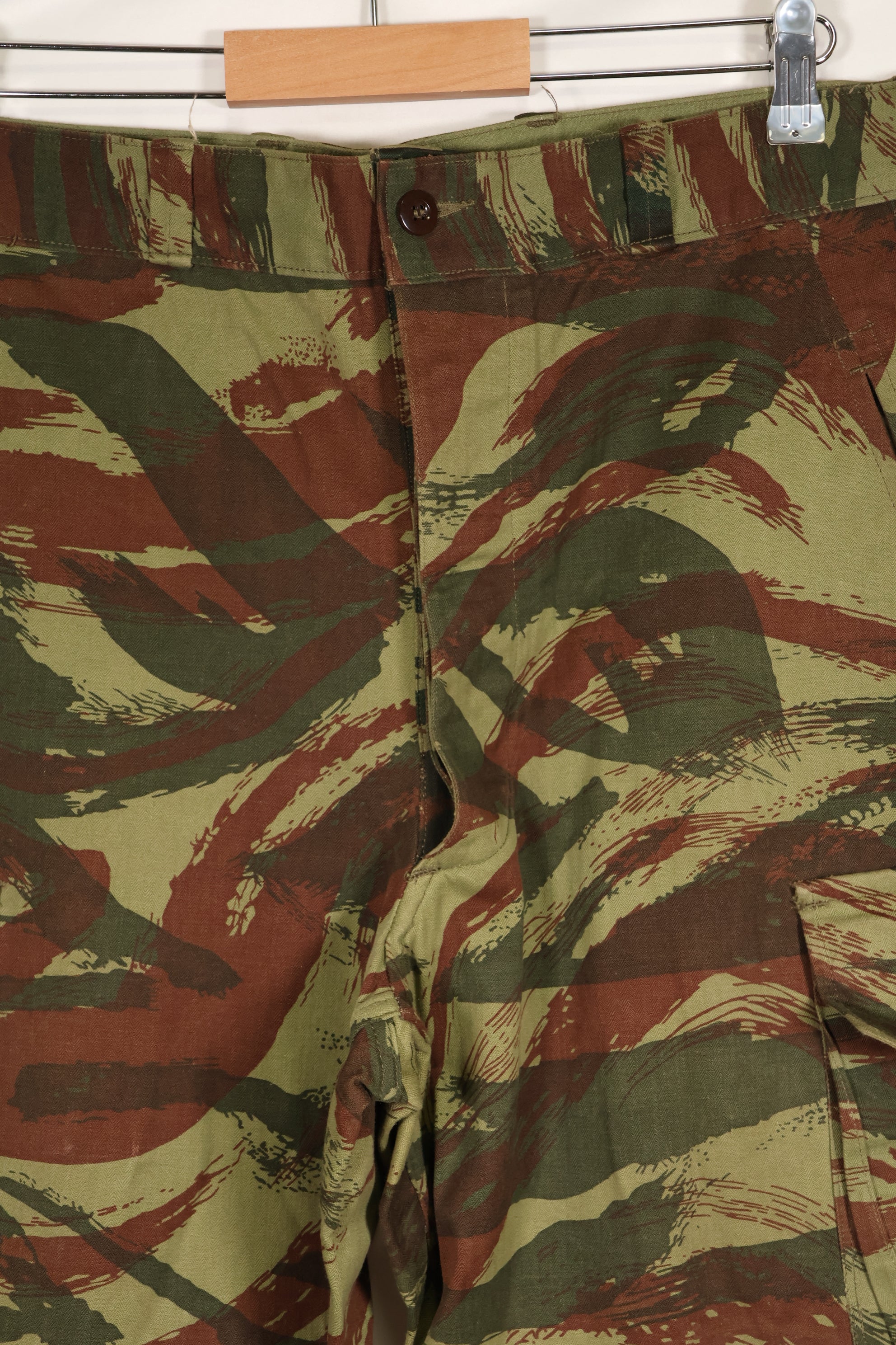 1960s French Army Lizard Camouflage Pants TAP 47/56 Pattern Used E