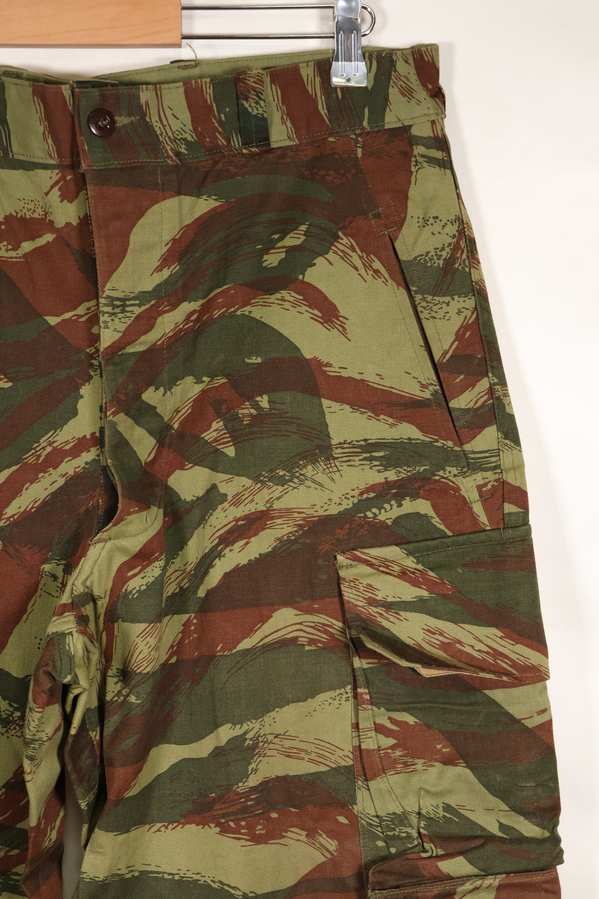 1960s French Army Lizard Camouflage Pants TAP 47/56 Pattern Used E