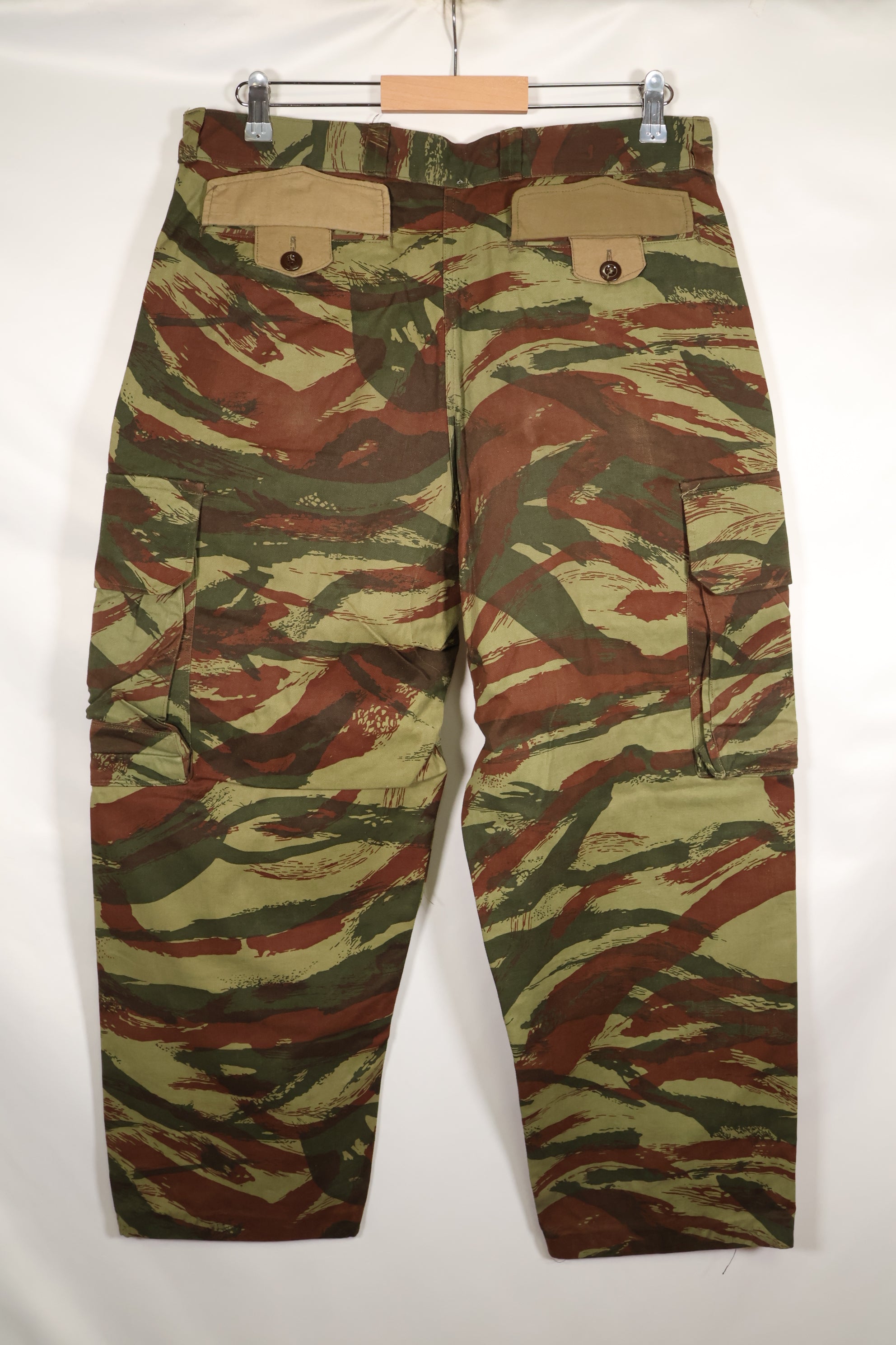 1960s French Army Lizard Camouflage Pants TAP 47/56 Pattern Used E