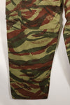 1960s French Army Lizard Camouflage Pants TAP 47/56 Pattern Used E