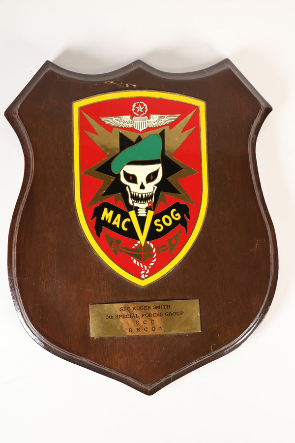 Real MACV SOG CCC (COMMAND CONTROL CENTRAL) Plaque 5th SFG RECON