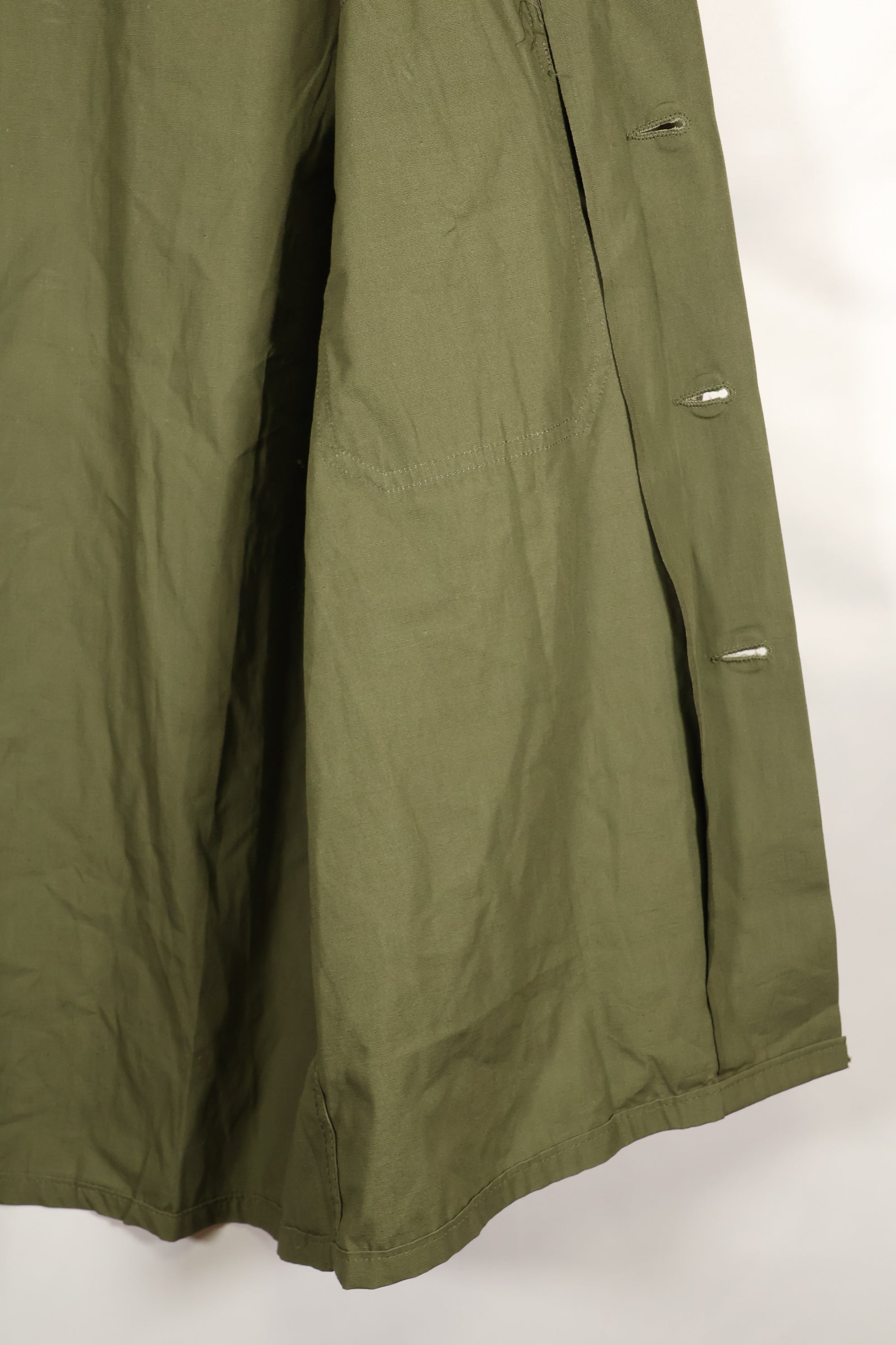 1960's Estimated Medium U.S. Navy Utility Shirt, Poplin, light fabric, almost unused.