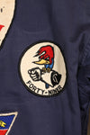 1968 Contract US Navy Anti-Submarine Patrol Mechanic Deck Jacket with locally made patches, used.