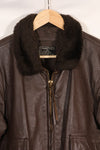 1969 Contract Size 44 US Navy G-1 Flight Jacket Large Size Used