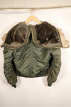 Late 1980s, MEDIUM, Civilian Use, Made by Alpha Industries, N2-B Flight Jacket, Used