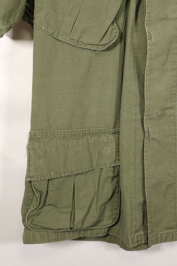 1968 Contract M-S 4th Model Jungle Fatigue Jacket with USAF Tape Short Sleeves Modified Used