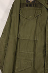 Real owned by former SF member, first model M65 field jacket, estimated 1965-1966, used.