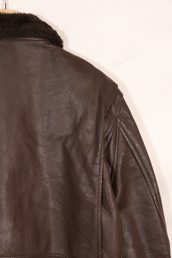 1969 Contract Size 44 US Navy G-1 Flight Jacket Large Size Used