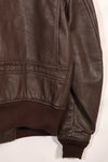 1969 Contract Size 44 US Navy G-1 Flight Jacket Large Size Used