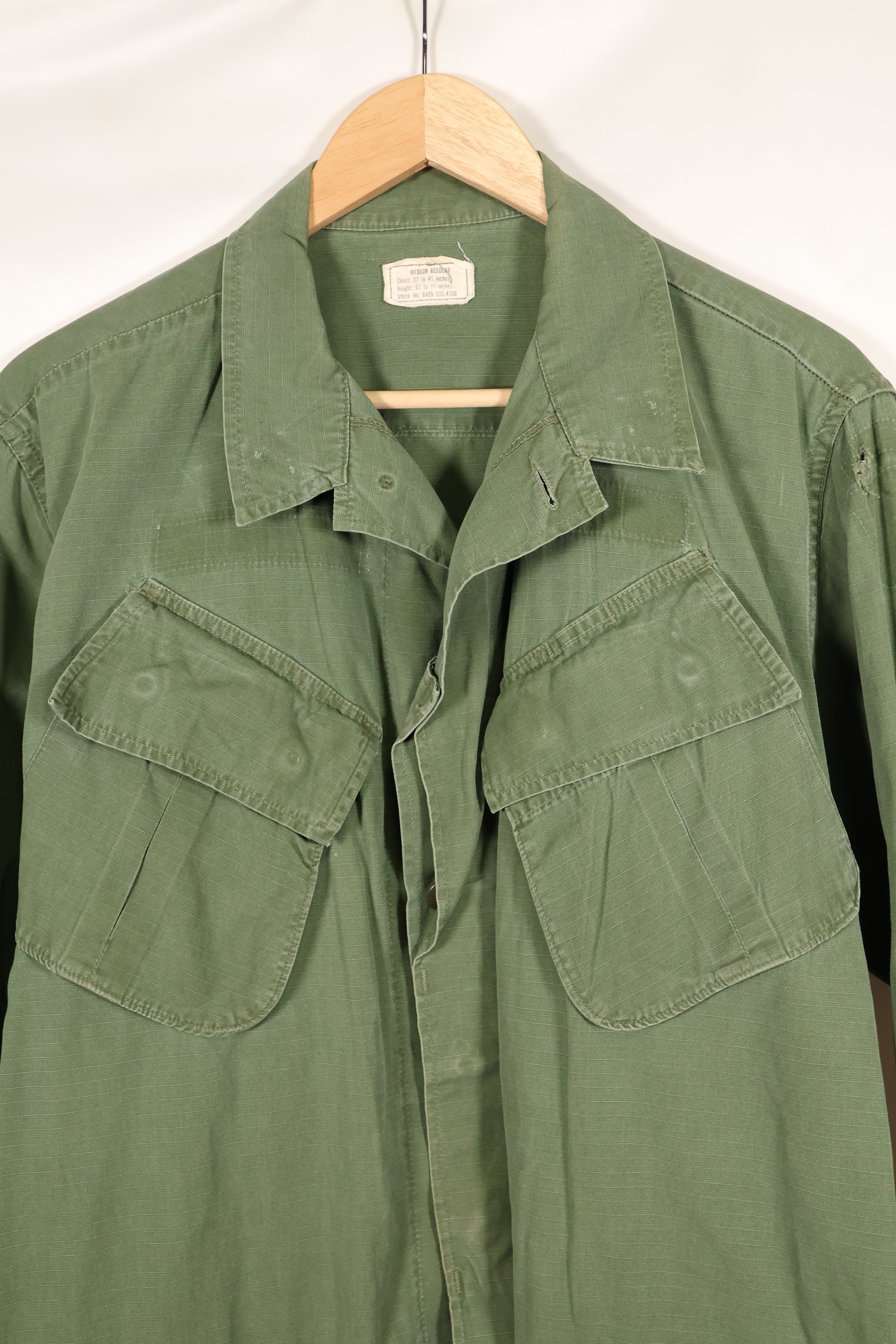 1969 Contract M-R 4th Model Jungle Fatigue Jacket Used