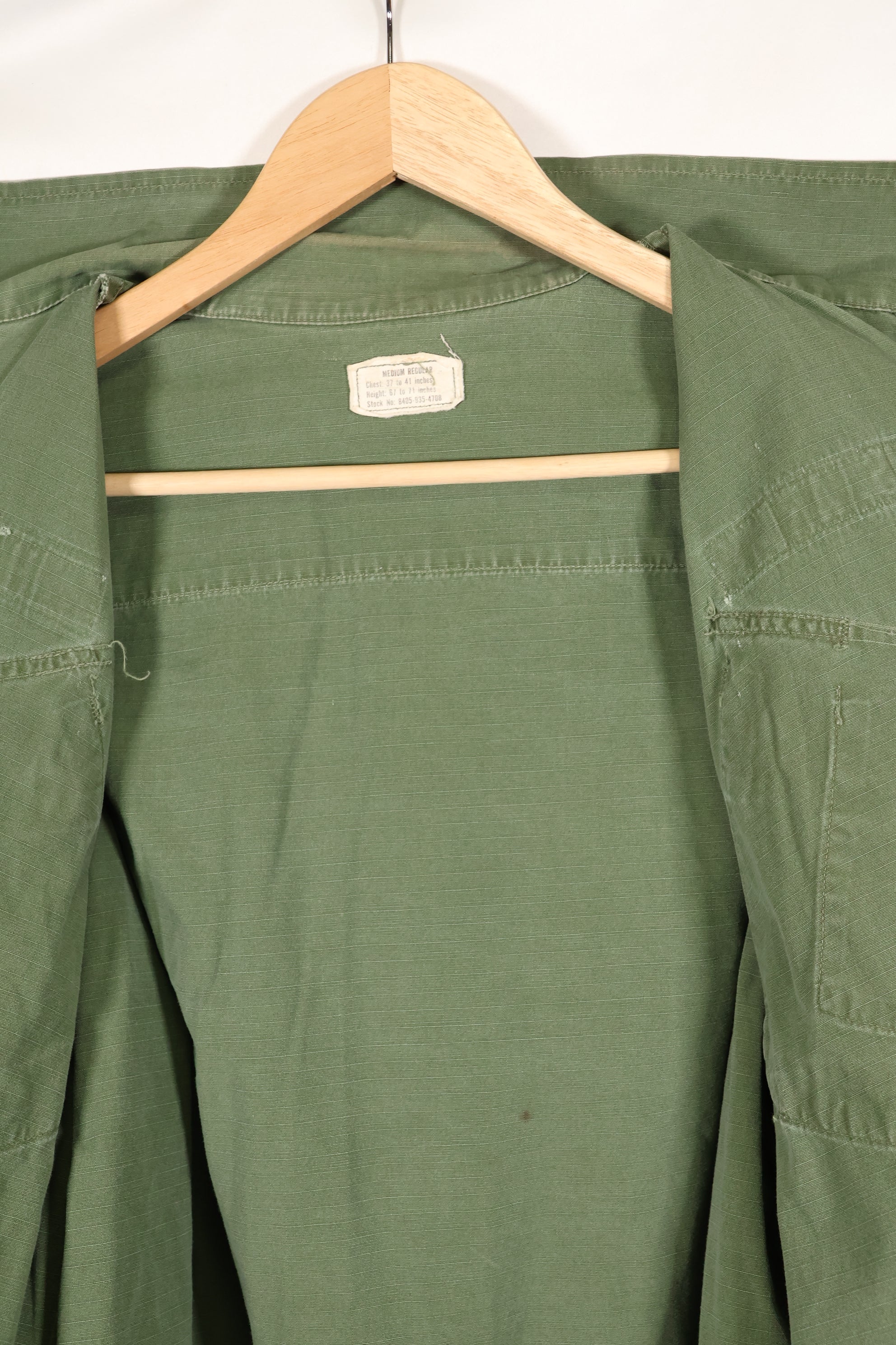 1969 Contract M-R 4th Model Jungle Fatigue Jacket Used