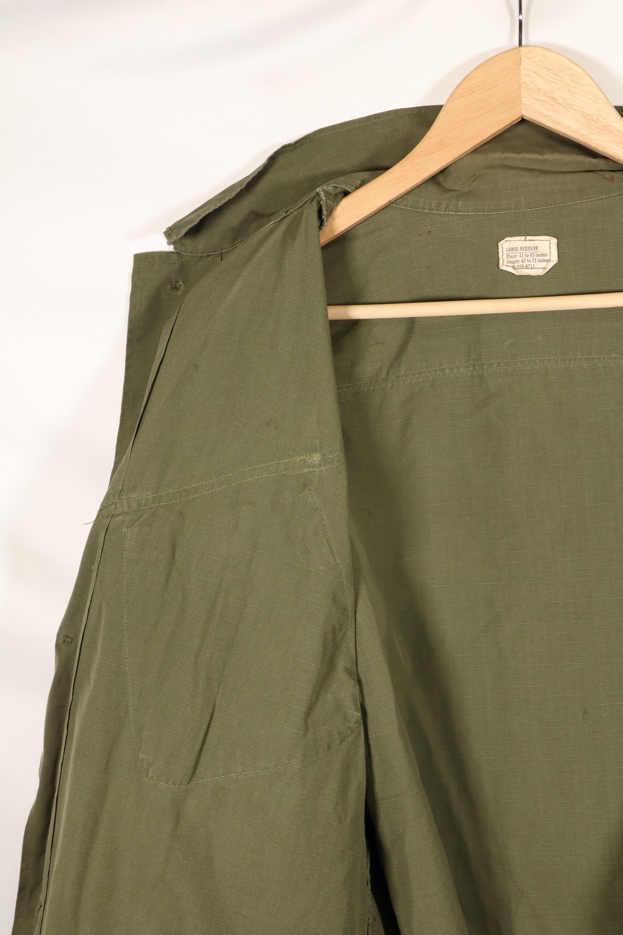 1969 Contract L-R 4th Model Jungle Fatigue Jacket Used