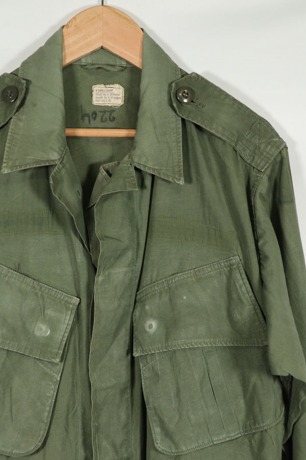 Real 2nd Model Jungle Fatigue Jacket SHORT-X-SMLL, used with fading.