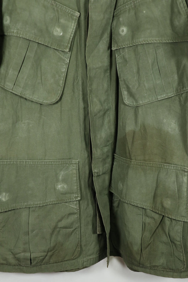 Real 2nd Model Jungle Fatigue Jacket SHORT-X-SMLL, used with fading.