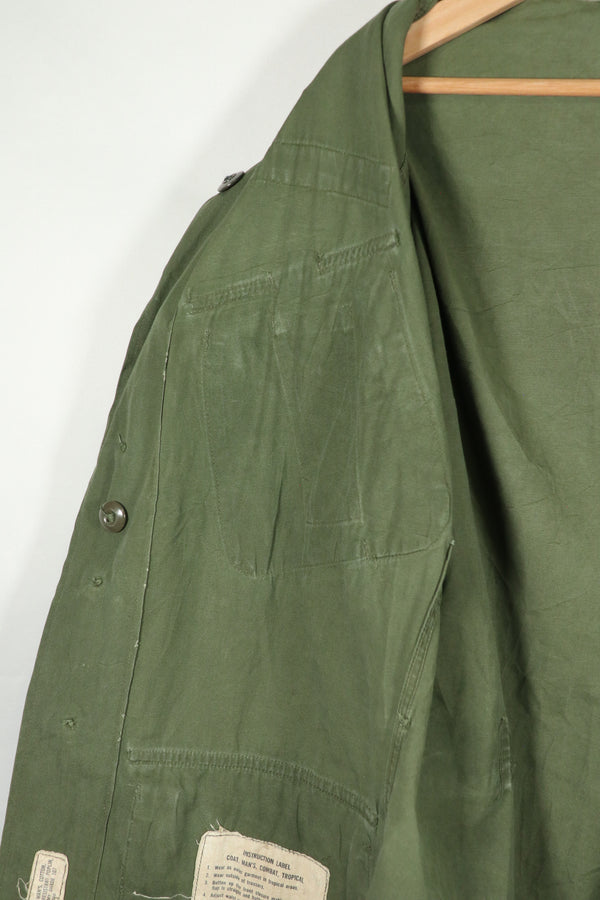 Real 2nd Model Jungle Fatigue Jacket SHORT-X-SMLL, used with fading.