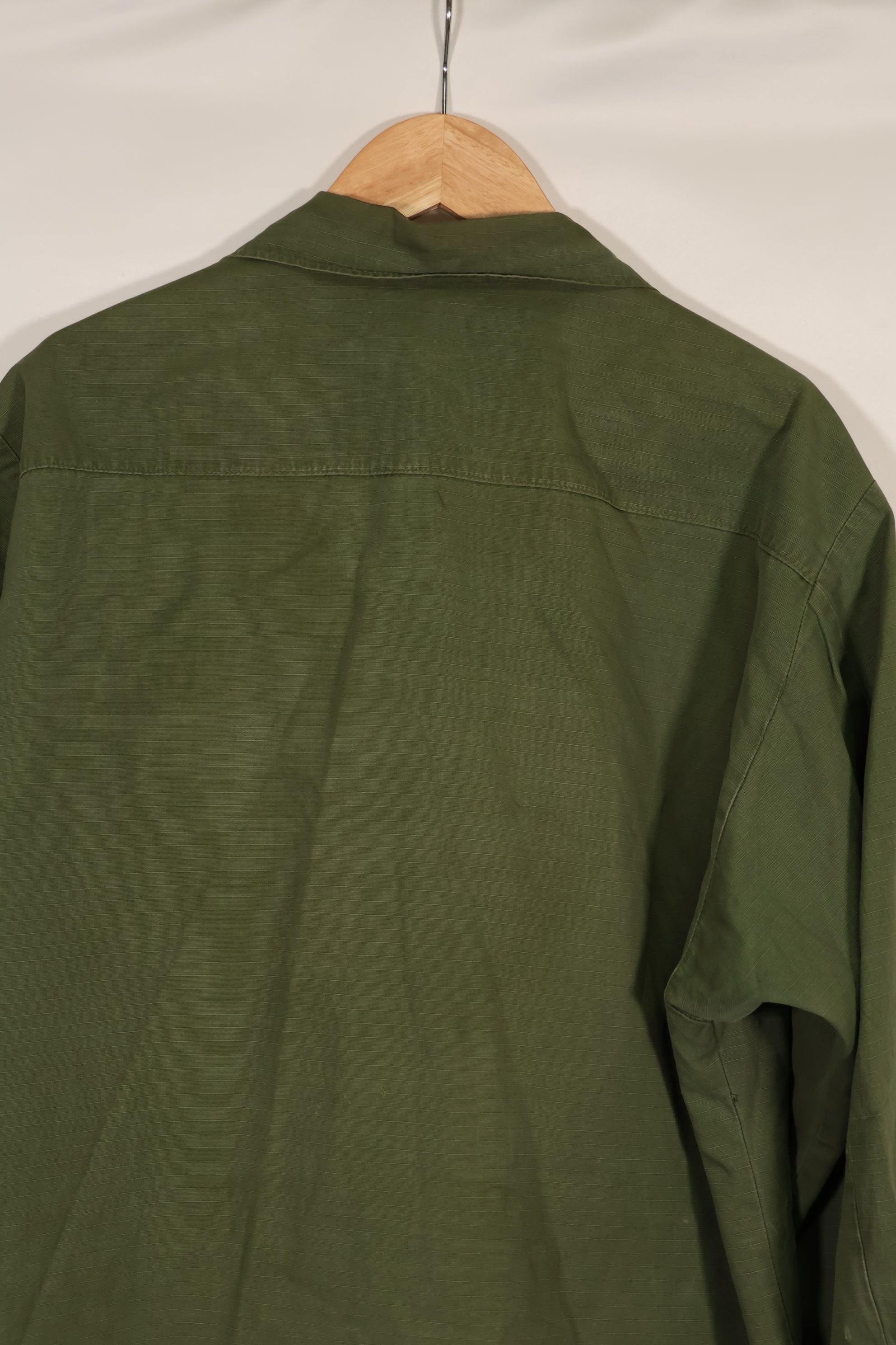 Real 1969 Ex-SF 4th Model Jungle Fatigue Jacket with patch, used.