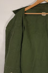 Real 1969 Ex-SF 4th Model Jungle Fatigue Jacket with patch, used.