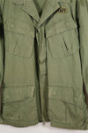 1968 Contract M-S 4th Model Jungle Fatigue Jacket, used, with US ARMY tape.
