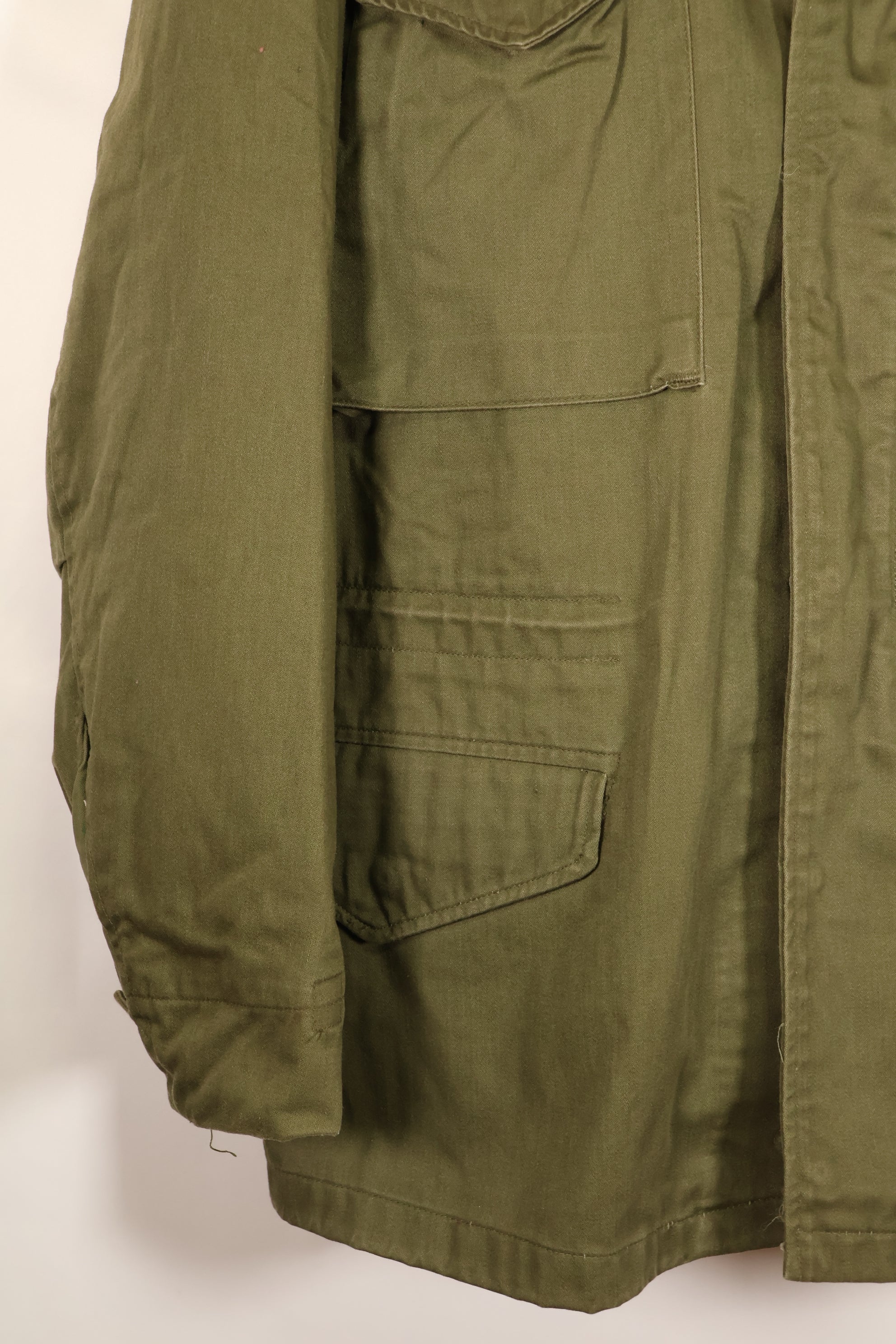 1967 Contract, M-R, U.S. Military, 2nd Model M65 Field Jacket, Aluminum Zipper, With Liner, Used