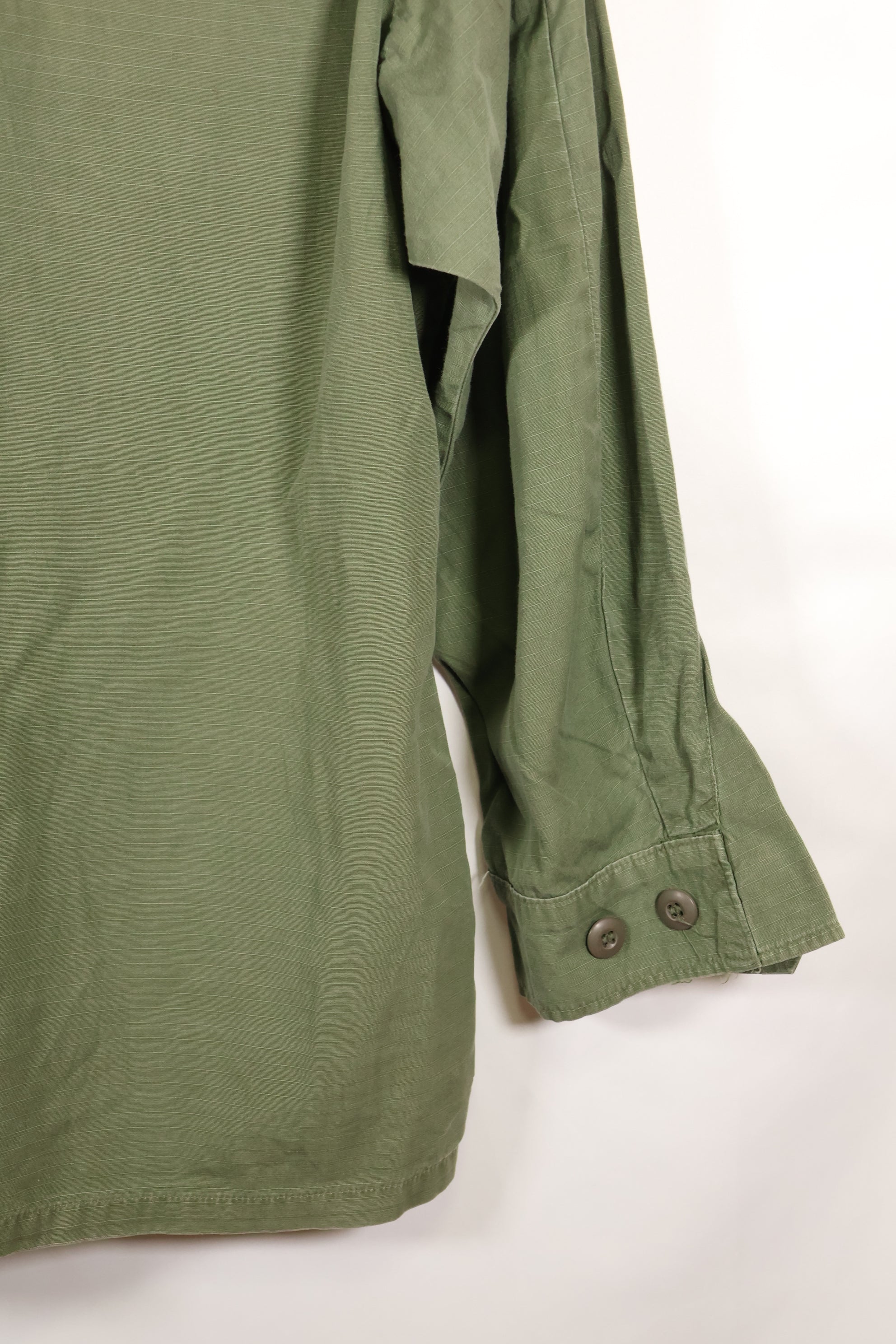 1968 Contract M-S 4th Model Jungle Fatigue Jacket, used, with US ARMY tape.