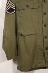 1940's US Army M43 HBT Utility Jacket, used, good condition.