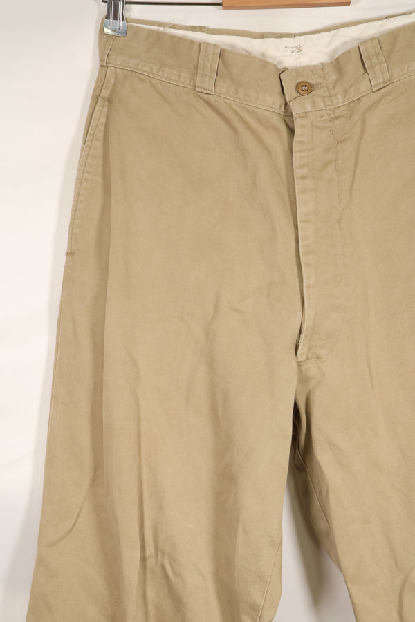 1960s 30X31 U.S. Army khaki pants, chinos, used A