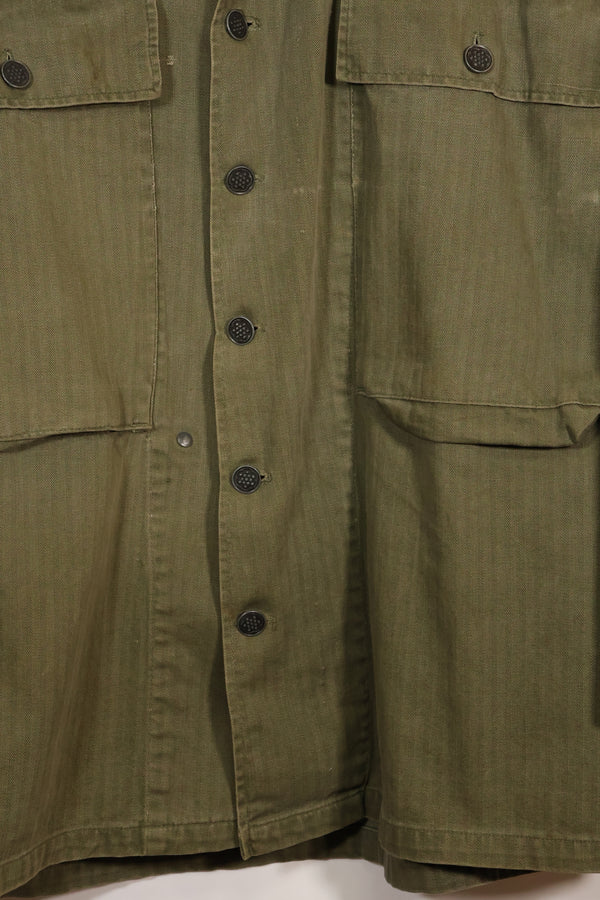 1940's US Army M43 HBT Utility Jacket, used, good condition.