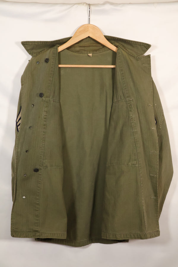 1940's US Army M43 HBT Utility Jacket, used, good condition.