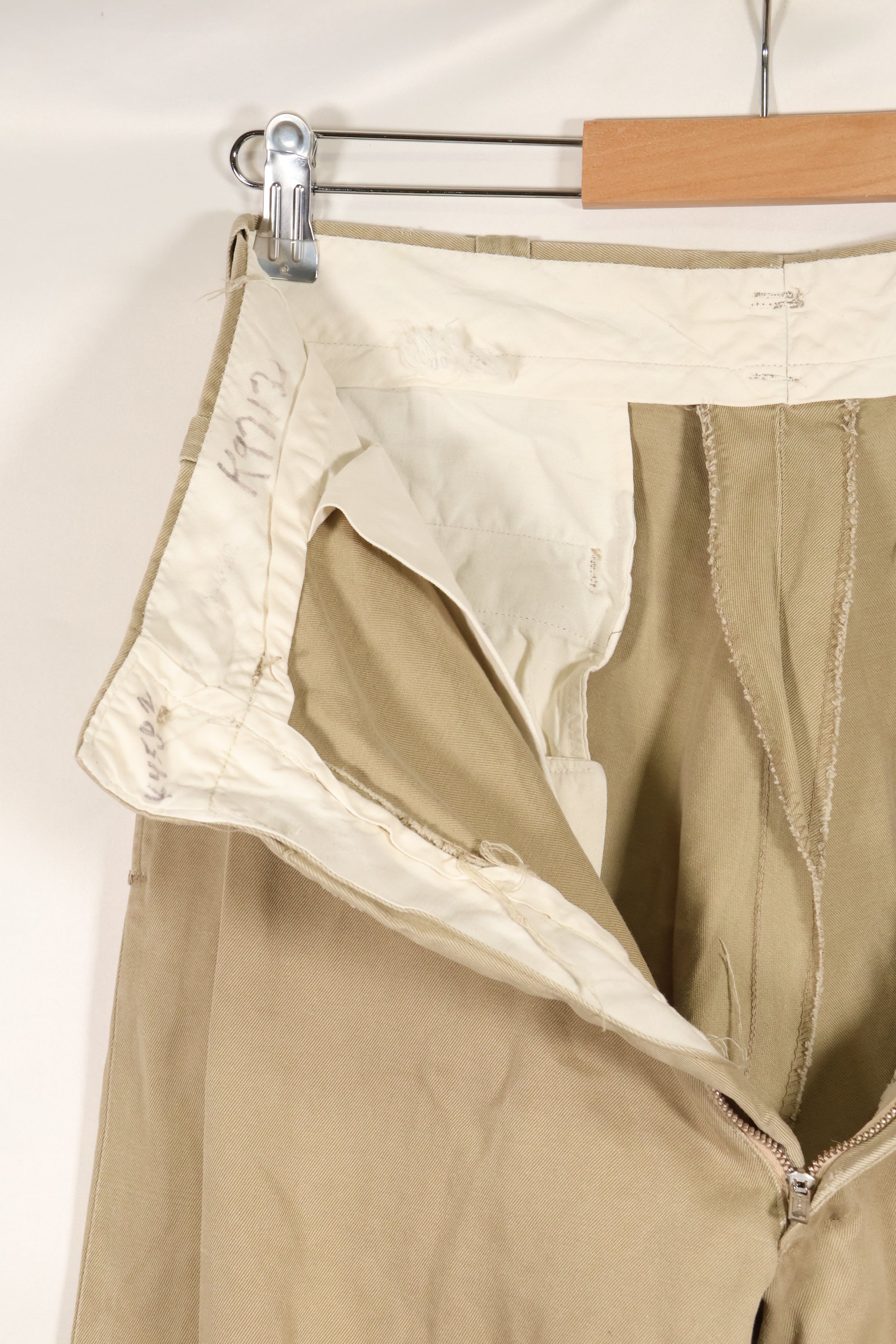 1960s 30X31 U.S. Army khaki pants, chinos, used A