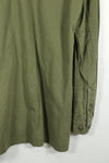 Real 1970 Australian Army fatigues shirt with rank insignia, used.