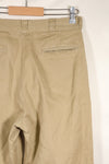 1960s 30X31 U.S. Army khaki pants, chinos, used A