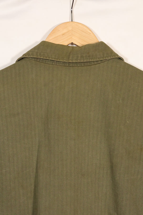 1940's US Army M43 HBT Utility Jacket, used, good condition.