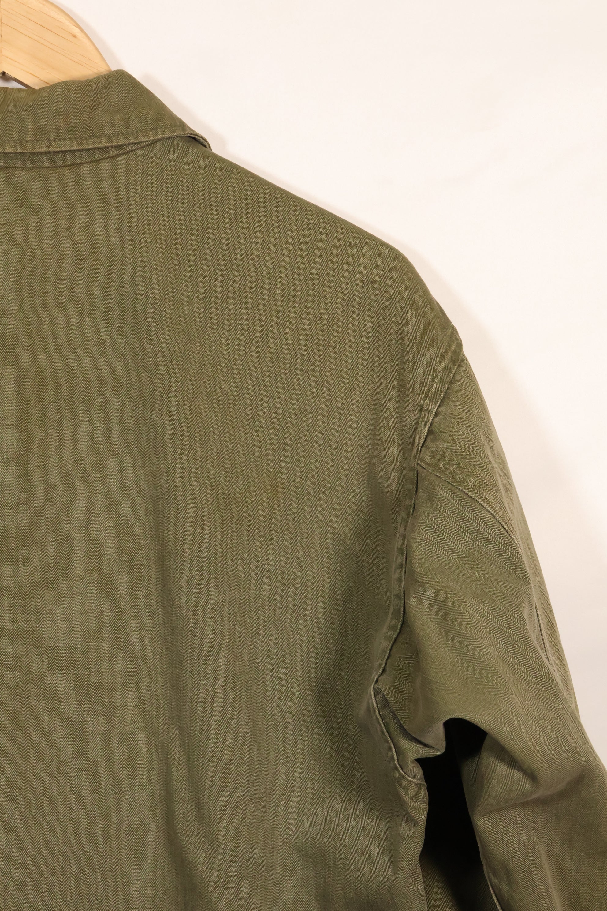 1940's US Army M43 HBT Utility Jacket, used, good condition.