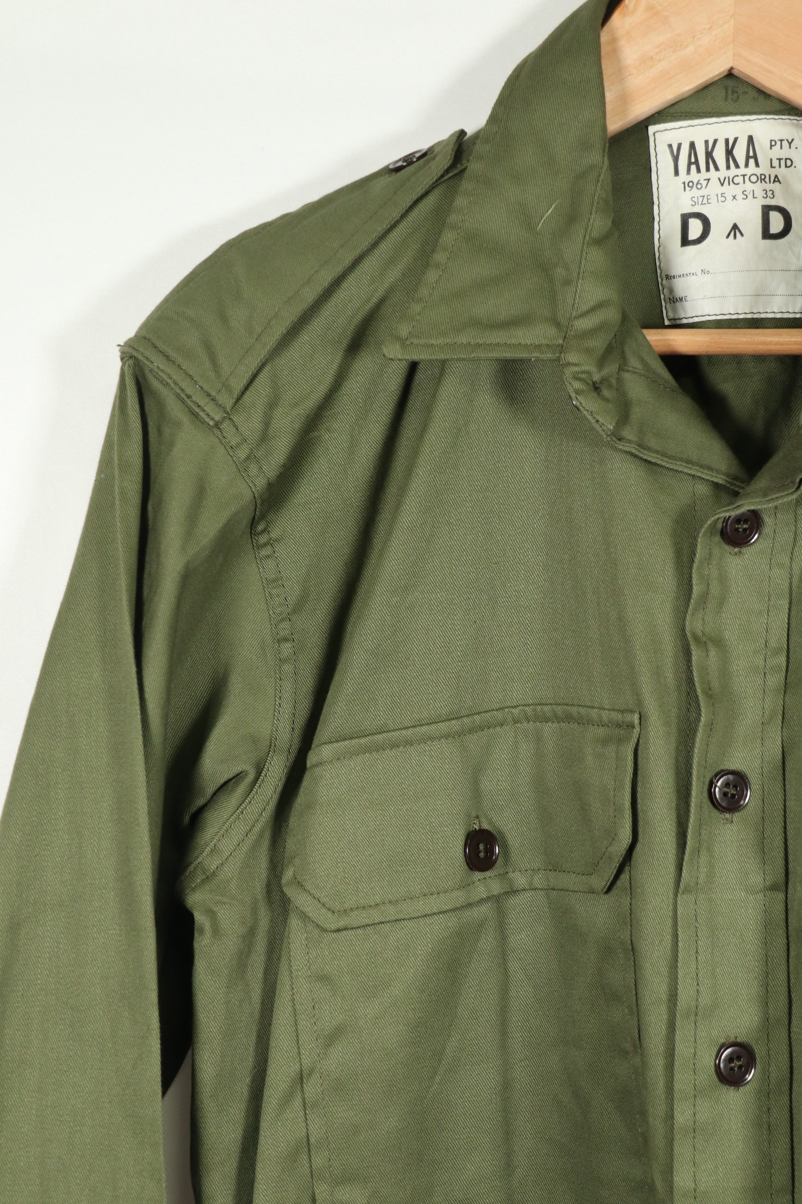 Real Deadstock 1967 Australian Army Fatigue Shirt