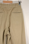 1960s 29X31 U.S. Army khaki pants, chinos, used, B