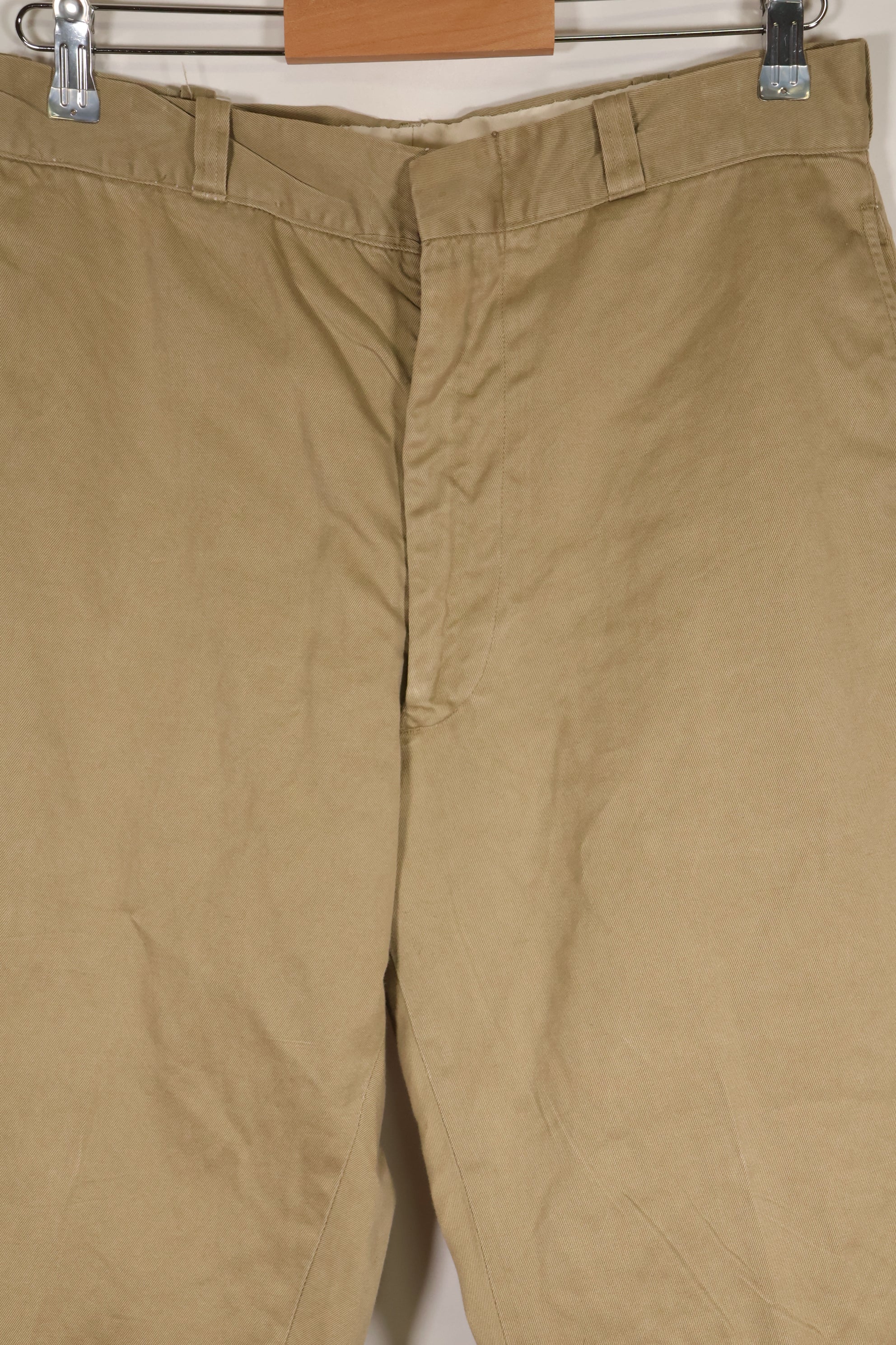 1960s U.S. Army khaki pants, chinos, used, C