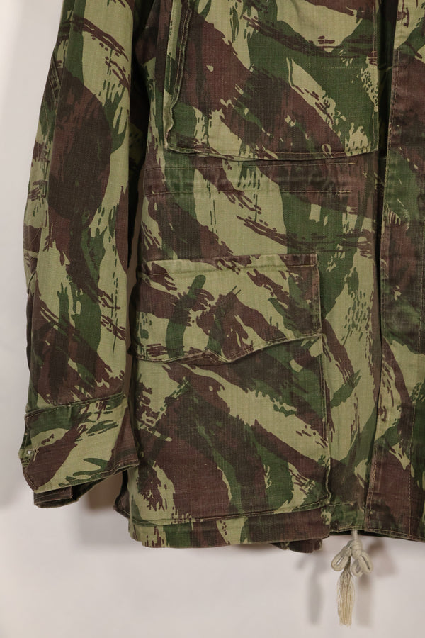 1960s-70s Portuguese Army Lizard Camouflage Combat Jacket, used.