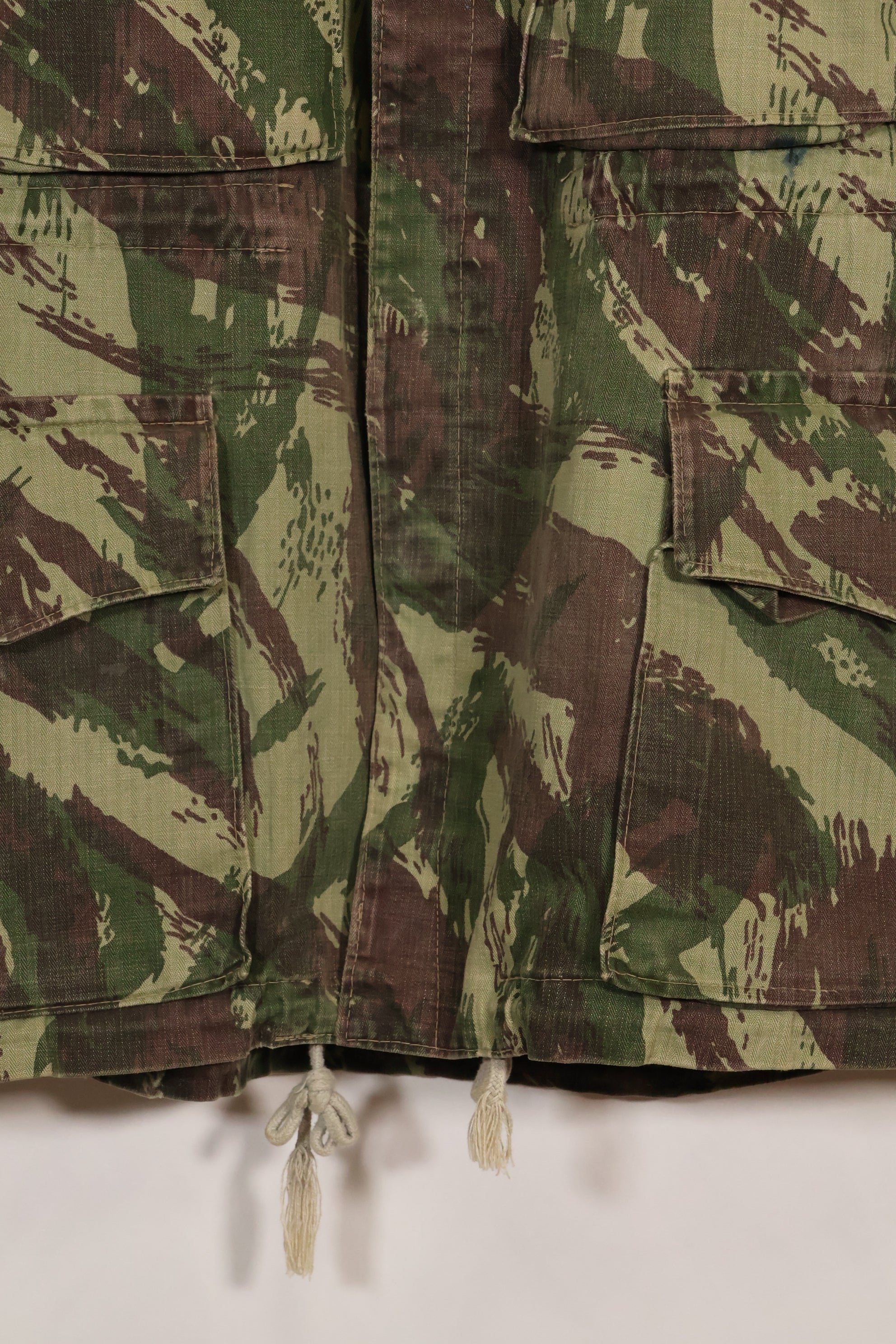 1960s-70s Portuguese Army Lizard Camouflage Combat Jacket, used.