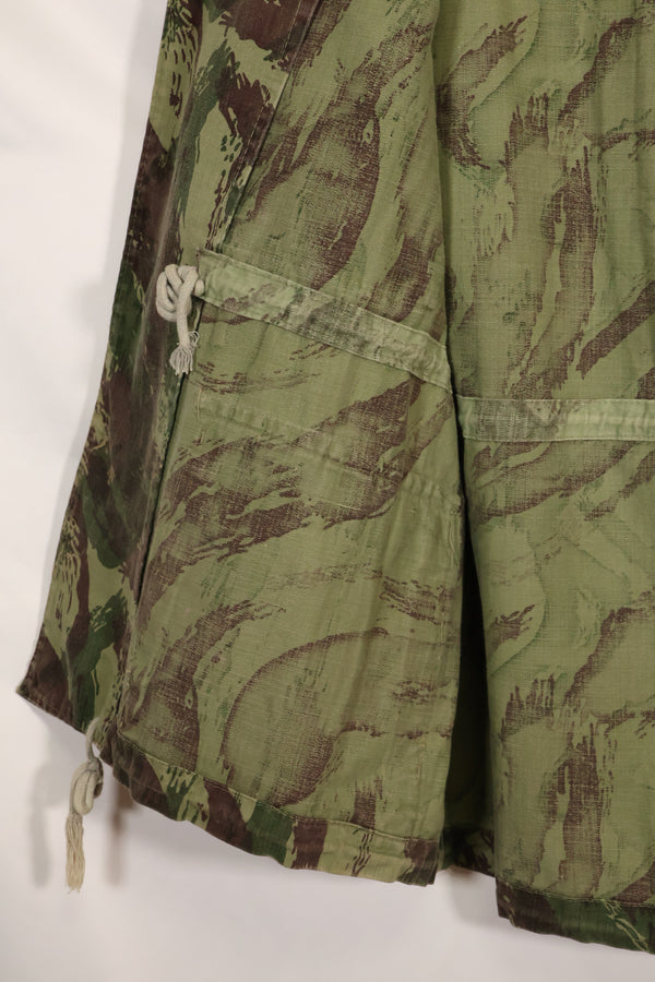 1960s-70s Portuguese Army Lizard Camouflage Combat Jacket, used.